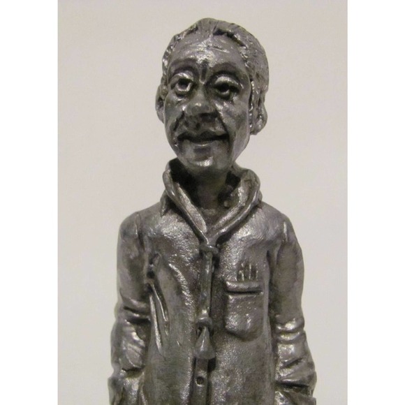 Handcrafted Doctor Figure Dr. Career Pewter Usa Solid Miniature 4.25" Grad Gift - Picture 2 of 8